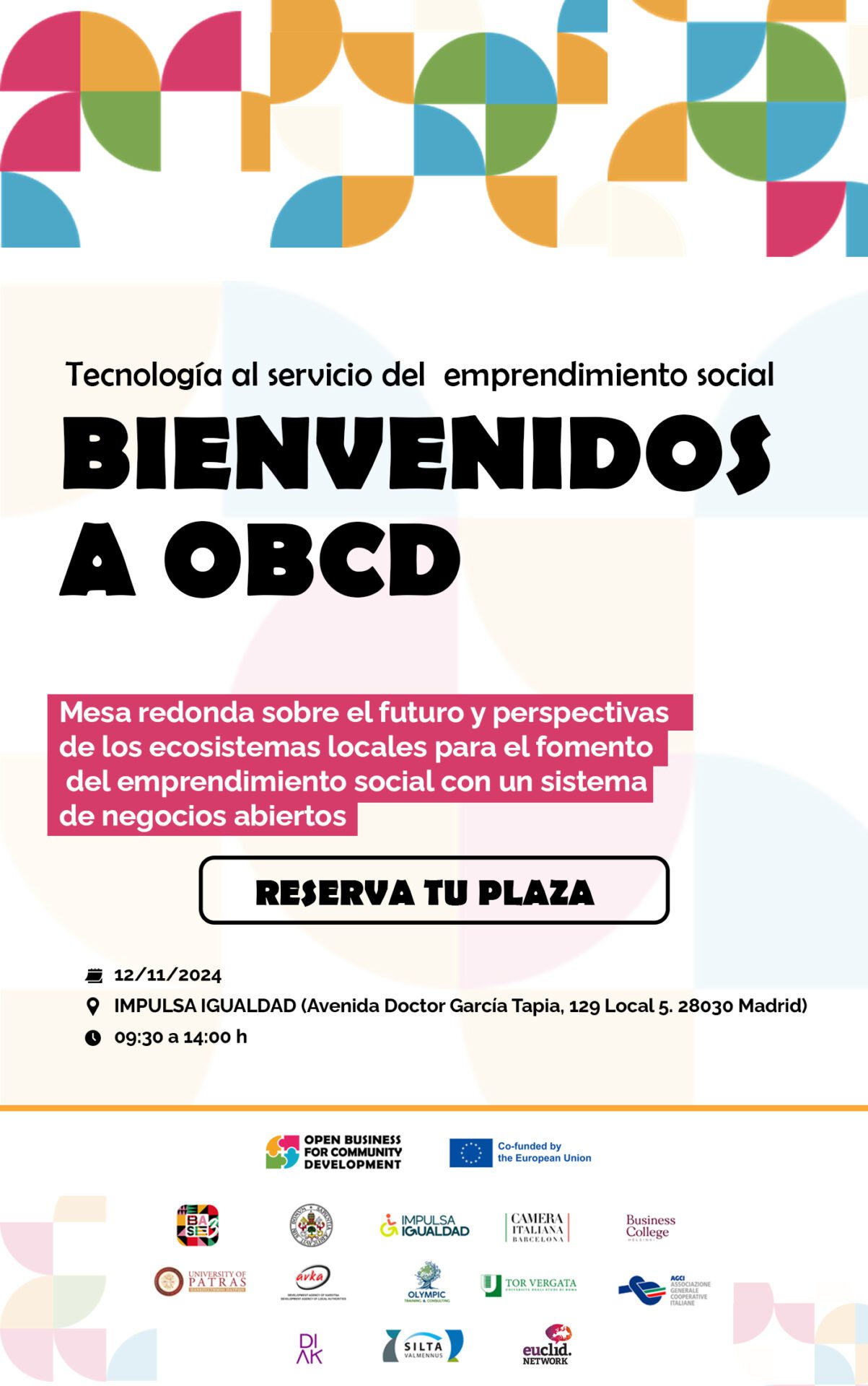 OBCD Ecosystem Event in Spain: Technology at the service of social entrepreneurship